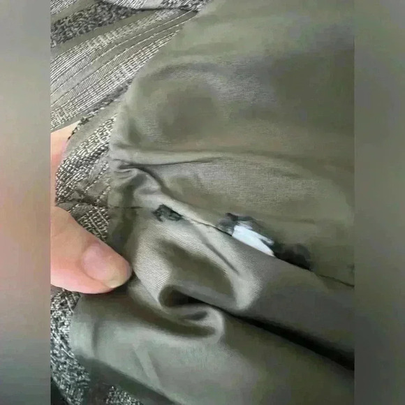 Vintage 90s Womens Brown Aline Flare Striped Retro Fairy Grunge Midi Skirt Small - Picture 5 of 7